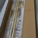 Battery Operated Wall Sconces with Remote Control, Dimmable Wall Sconces Set of Two, 350Rotate, 3000K LED Gold Wireless Wall Light for Living Room, Hallway, Bedroom, 40.1 Inch (2 Pack)