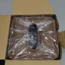 Tissue Box Cover Square, Modern PU Leather Tissue Holder with Magnetic Closure for Bathroom NightStands, Decorative Square Tissue Box Holder (Black)