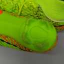 Unisex-Child Soccer Cleats Lightweight Training 5.5 Big Kid Green/Orange/Black, 37, 24.0 cm
