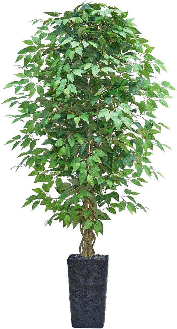 6FT Artificial Ficus Tree, Tall Fake Tree