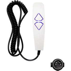 2 Button 5 Pin Prong Remote Handset Controller Hand Control Replacement with USB and Backlight for Lift Chairs Power Recliners