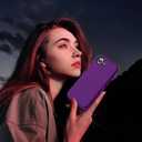 Designed for iPhone 16E Case 6.1'' with [Military Drop Protection][Compatible with Mag-Safe] Shockproof 16E Phone Case for Men Wowen,Purple