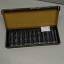 Astro Tools 78344M 10pc 3/8" Drive Mid-Length Pinless Universal Impact Sockets - Metric