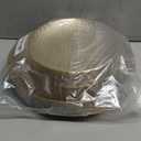 Rubtlamp 60Pcs Clear Gold Plastic Plates, Gold Glitter Disposable Plates, Hammered Plastic Plates Included 30 Dinner Plate And 30 Dessert Plates for New Year