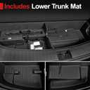 Cargo Mat for 2026 Hyundai Palisade 7/8 Seat (Only Gas), All Weather TPE Durable Cargo Liner with Backrest Mat and Lower Trunk Mat for Hyundai Palisade