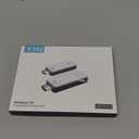 2025 Upgraded Wireless HDMI Transmitter and Receiver, 4K Decode 1080P Output,2.4G/5G Plug&Play Portable HDMI Wireless for Streaming Video and Audio to Monitor from Laptop/TV Box (Bright Silver)