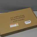 Flickering Flameless LED Candles, 9 Pcs with Embedded Star String, Acrylic LED Pillar Candles with Remote, Suitable for Home Decoration (White)