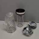 Replacement Parts 6 Fins Blade Assembly with 2 cups, Compatible with Ninja Blender BL201/BL200/BL201C/BL209/BL203QBK