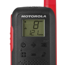 Motorola Solutions, Portable FRS, T210, Talkabout, Two-Way Radios, Rechargeable, 22 Channel, 20 Mile, Black W/Red, 2 Pack