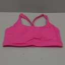 RUNNING GIRL Sports Bras for Women, Molded Cup High Impact Pink Sports Bra Workout Bras for Women High Support Racerback (WX3046 Hot Pink XXL)