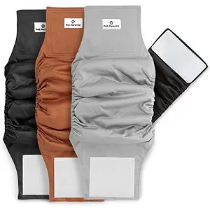 Pet Parents Premium Washable Belly Bands for Male Dogs & Extendrs, (3pack) of Male Dog Diapers & Male Dog Belly Bands, Color: Natural, Size: Extra Large Dog Diapers Male