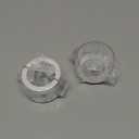 2 Pack Door Safety Deadbolt Lock for Kids,Child Proof Deadbolt Lock, Large Size Deadbolt Child Safety Lock Cover Fits Most Deadbolt (Transparent)
