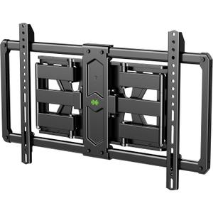 USX MOUNT Ultra Slim TV Wall Mount for Most 37-90 inch Television, Full Motion TV Mount Dual Swivel Articulating Tilt 6 Arms, Up to 120lbs, VESA 600x400mm, Max 16" Wood Studs, XML612-K