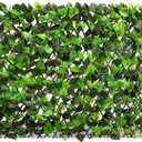 DOEWORKS Expandable Fence Privacy Screen for Balcony Patio Outdoor, 1PC Faux Ivy Fencing Panel for Backdrop Garden Backyard Home Decorations