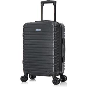 InUSA DEEP Luggage with Dual Spinner Wheels and Studs | Spacious Travel Suitcase with Ergonomic Handles | (28") Hardside Luggage