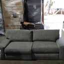 Coaster Home Furnishings - Simpson - Engineered Wood - Upholstered Sleeper Sofa with Queen Mattress - Transitional - Living Room - Light Gray - 360050