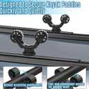 Kayak Paddle Holder, Kayak Accessories Track Mount for Kayak Paddles, Kayak Fishing Accessories