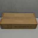 Calmootey Double Rod Clothing Garment Rack,Rolling Hanging Clothes Rack,Portable Clothes Organizer for Bedroom,Living Room,Clothing Store,White