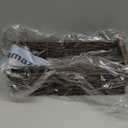 Round Paper Rope Storage Basket Wicker for Organizing with Handle, Decorative Bins Countertop Toilet Paper for Tank Top Small Set, Brown