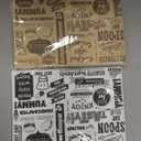 300 Pcs Deli Wax Paper Sheets for Food Grease Resistant Tray Basket Liners White Newsprint Paper Square Hot Dog Wrappers Greaseproof Deli Wrapping Sheets for Outdoor Picnic, Churches, Home Party