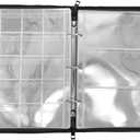 Fireproof & Waterproof Coin and Currency Collector Album, Coin Collection Book Holder for Collectors, Holds 36 Banknotes & 360 Coins