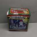 Inflatable Christmas Decorations, SHDEJTG 10FT Snowman Polar Bear Snowball Blow Up Christmas Decorations Outdoor with Colorful Rotating LED Lights, Giant Inflation for Xmas Indoor Lawn Garden