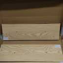 BAYKA Floating Shelves for Wall, 22.5 inches Wall Mounted Rustic Wood Shelves for Bathroom, Bedroom, Living Room, Floating Shelves for Books/Storage/Decor (Light Oak-Toned,Set of 3) (G. Oak-toned - Mid-century Revival Style)