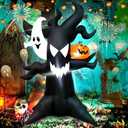 6FT Halloween Inflatable Haunted Tree with Glowing Ghost & LED Pumpkin – Outdoor Spooky Blow Up Decor for Yard, Party, Haunted House – Waterproof, Easy Setup, 2025 Scary Decorations