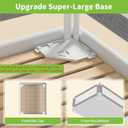 3-Piece Queen Size Bed Rail for Toddlers - Adjustable Baby Bed Rail Guard, Kids Safety Bed Rail for Queen Size Bed (78.7"x78.7"x60"-Grey)