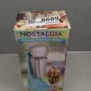 Nostalgia Two-Speed Electric Milkshake Maker and Drink Mixer, Includes 16-Ounce Stainless Steel Mixing Cup & Rod, Blue