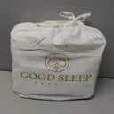 Good Sleep Bedding Split King Sheets Sets for Adjustable Bed Cotton, Luxury Sheets, Egyptian Cotton, 5 Piece Cotton Split King Sheet Set, Sateen Sheets, 2 Fitted - 16" Deep Pocket, Ivory