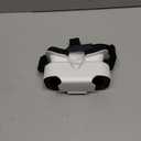 VR Headset, 3D VR Glasses Virtual Reality Headset for Kids & Adults with Controller, Universal Virtual Reality Goggles Compatible 4.7-6.5" for Movies,TV Video Games(Color:White)