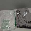 VigorVortex Grounding Flat Sheet Queen Size Gray 60x80 Inches - Conductive 10% Silver Fiber & Organic Cotton for Improved Sleep, Includes 15ft Grounding Cord