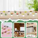 14 Pcs Miniature Dollhouse Plants Accessories for Doll House Tiny Fake Greenery Bonsai Ornament Crafts, Mini Artificial Plants, Dollhouse Plant for Doll House Decoration and DIY