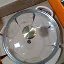 Le Creuset Enameled Cast Iron Signature Round Braiser with Glass Lid, 2.25 qt., Peche with Light Gold Knob