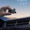 Lamicall Car Vent Phone Mount - Air Vent Clip Holder, Universal Stand Hands Free Cradle Compatible with Cell Phone 16 15 14 13 12 Mini 11 Pro Xs Max Xr X 8 7 6 6s Plus SE Smartphones Black