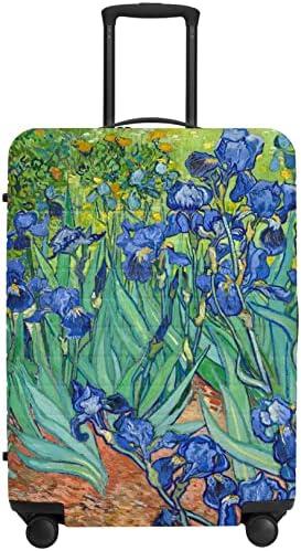URBEST Luggage Cover Protector Suitcase Anti Scratch Dirt Covers, Fits 31"-32" Luggage Irises in the Garden