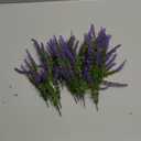 15PCS Artificial Lavender Flowers Bouquet Outdoor UV Resistant Plants for DIY Wreath Floral Arrangement Wedding Party Home Garden Decoration (15, Purple)