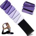 Wrist Weights for Women At Home Ankle Weights Set of 2 (1 lb/2 lbs Each) Adjustable Weighted Wristbands Arm Leg Weights for Women Men Suitable for Walking Swimming Running Pilates Yoga Gym 