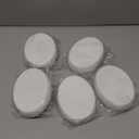 AmazerBath 5 PCS Lotion Applicator Replacement Pads, Back Sunscreen Applicator for Kids, Elderly, Women, Apply Cream Medicine Skin Cream Moisturizer Sunscreen Tanner, Handle Not Included，White