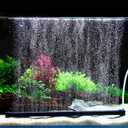 hygger Weighted Nano Mist Bubble Wall Bar, 35.4" Self-Sinking ABS Air Stone Strip with Gentle Oxygen Diffuser for Freshwater & Marine Aquarium, Hydroponics