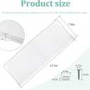 Comfortable Bathroom Toilet Tank Lid Bathroom Decor Accessories 40271 Universal Toilet Tank Replacement CoverWhite
