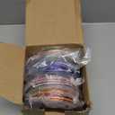 AMOLEN Silk PLA 3D Printer Filament Bundle, Shiny Multicolor Rainbow PLA Filament 1.75mm Pack, Fast Color Change PLA 3D Printing Filament for Most FDM 3D Printer, 200g X 4 Spools