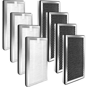 8 Pcs MA15 Replacement Filter Compatible with Medify Air Purifier 15, 3-in-1 H13 HEPA & Activated Carbon Filter