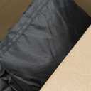 Outdoor Dog Kennel Cover Full Coverage for 8'Dx4'Wx6'H Cages,600d Heavy Duty Waterproof Large Kennel Covers,(Cover Only) Black
