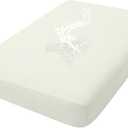 hyha Waterproof Couch Cushion Covers, Stretch Sofa Couch Seat Slipcover for Dog Washable, Non-Slip Waterproof Outdoor Cushion Covers for Patio Furniture Replacement (1 Piece for Large, Beige)