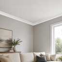 Art3d High Impact Crown Molding Trim for Ceiling, 10-Pack, 4.4" W, White, 10 Pack - 56 x 4.5 Inch
