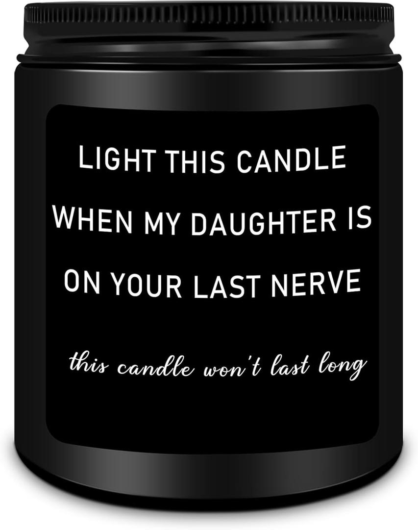 HOMSOLVER Son in Law Gifts, Christmas Fathers Day Birthday Anniversary Wedding Gifts for Son in Law from Mother Father in Law, Funny Future Son-in-Law, Girls Boyfriend Sandalwood Candle Gift