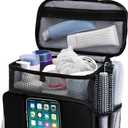 Dorm Room Essentials for Guys, Quick Dry Mesh Shower Caddy, Travel Toiletry Bag for Men and Women, Travel Cruise Ship Camping Essentials, Large Makeup Organizer for Full-Sized Toiletries Gifts for Men (Black)