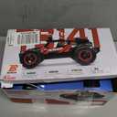 BEZGAR TB141 RC Cars-1:14 Scale Remote Control Car, 2WD High Speed 20 Km/h All Terrains Electric Toy Off Road RC Car Vehicle Truck Crawler with Two Rechargeable Batteries for Boys Kids and Adults (Red)